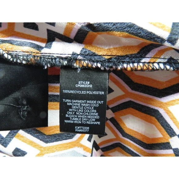 Sanctuary Geometric Print Relaxed Fit Trousers -Pockets- Size XL - Picture 3 of 11